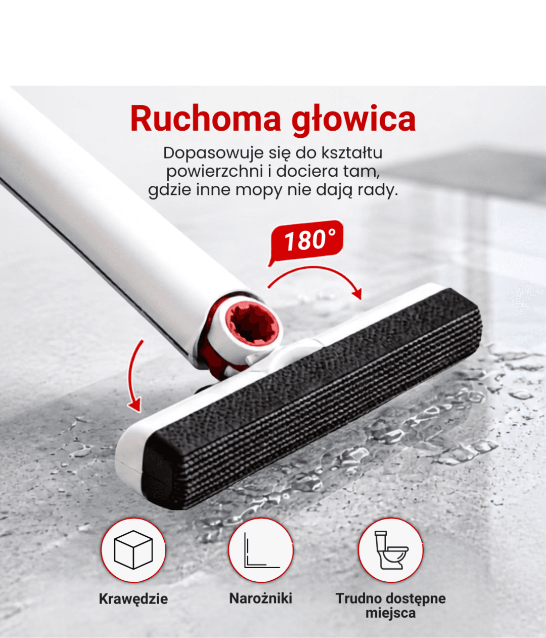 VelMop - Mini mop gąbkowy