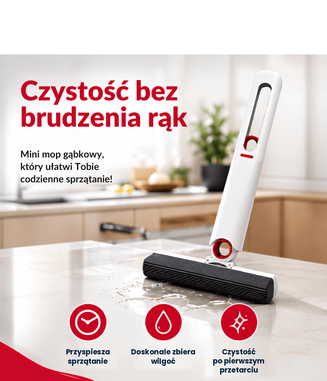 VelMop - Mini mop gąbkowy